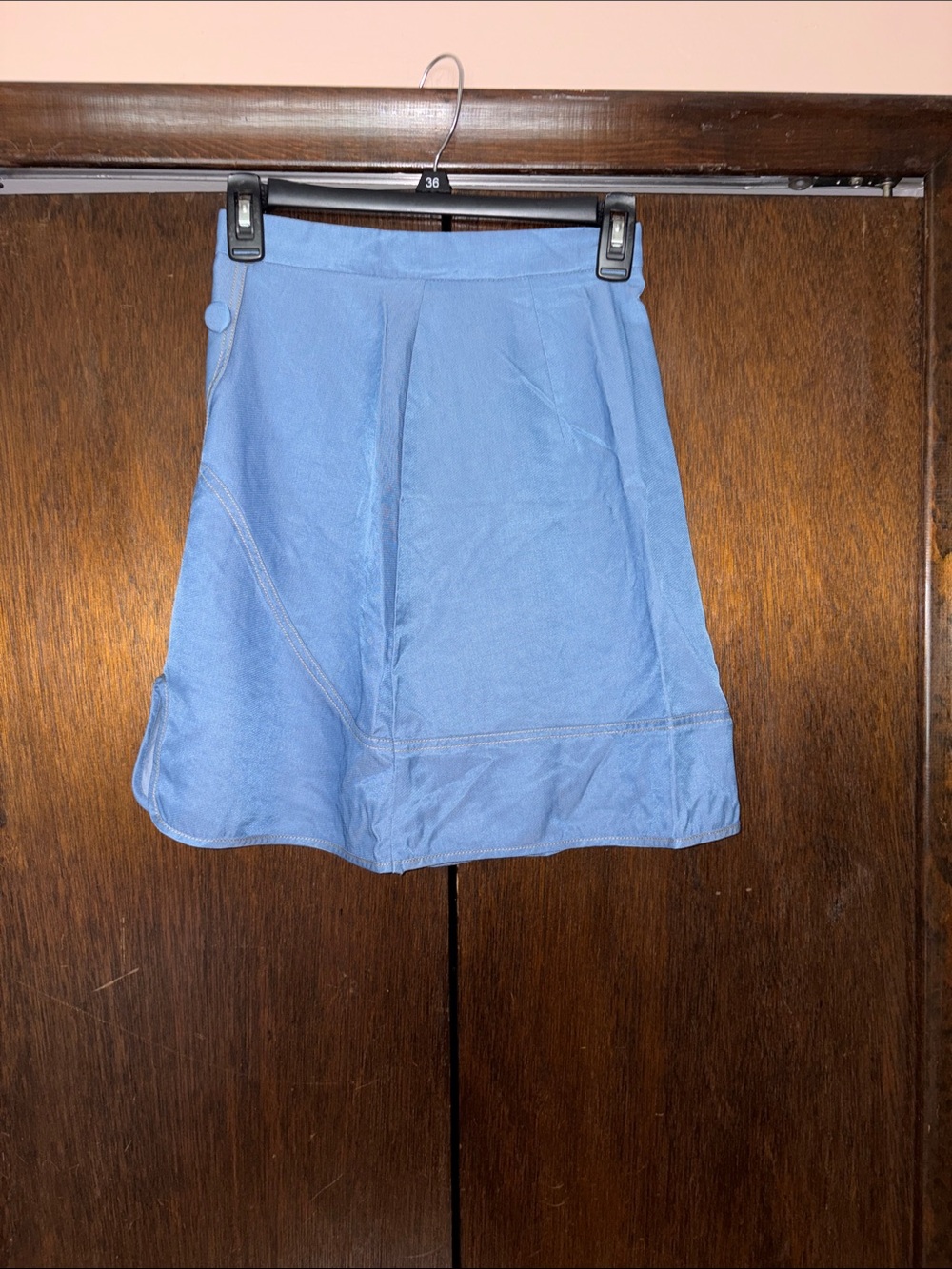 Blue A-Line Women's Skirt
